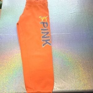 Vintage Orange Hawaiian Tropical Y2K cropped Sweats Capri Joggers